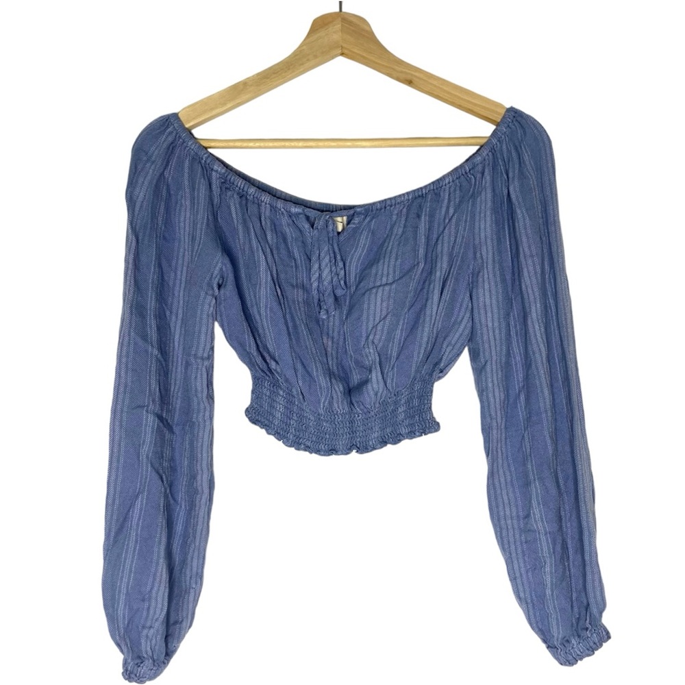 aeropostale long sleeve crop top
